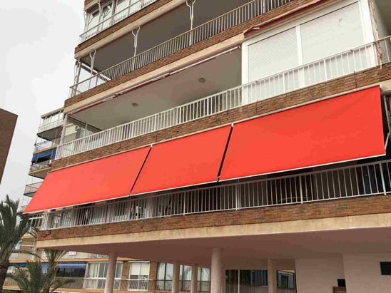 Toldos Antón VIVIENDA ALBUFERA-TOLDOS CON COFRE MOTORIZADOS