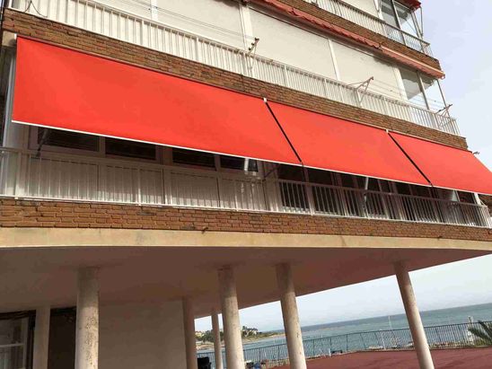 Toldos Antón VIVIENDA ALBUFERA-TOLDOS CON COFRE MOTORIZADOS