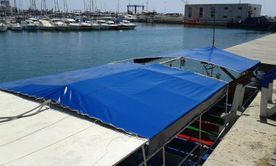 Toldos Antón toldo azul